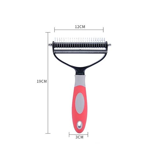 Pet Grooming Cleaning Tool 2 In 1 Pet Shedding Tool Combining Open Knot Hair Removal Hair Comb Hair Removal Comb For Cats Dogs