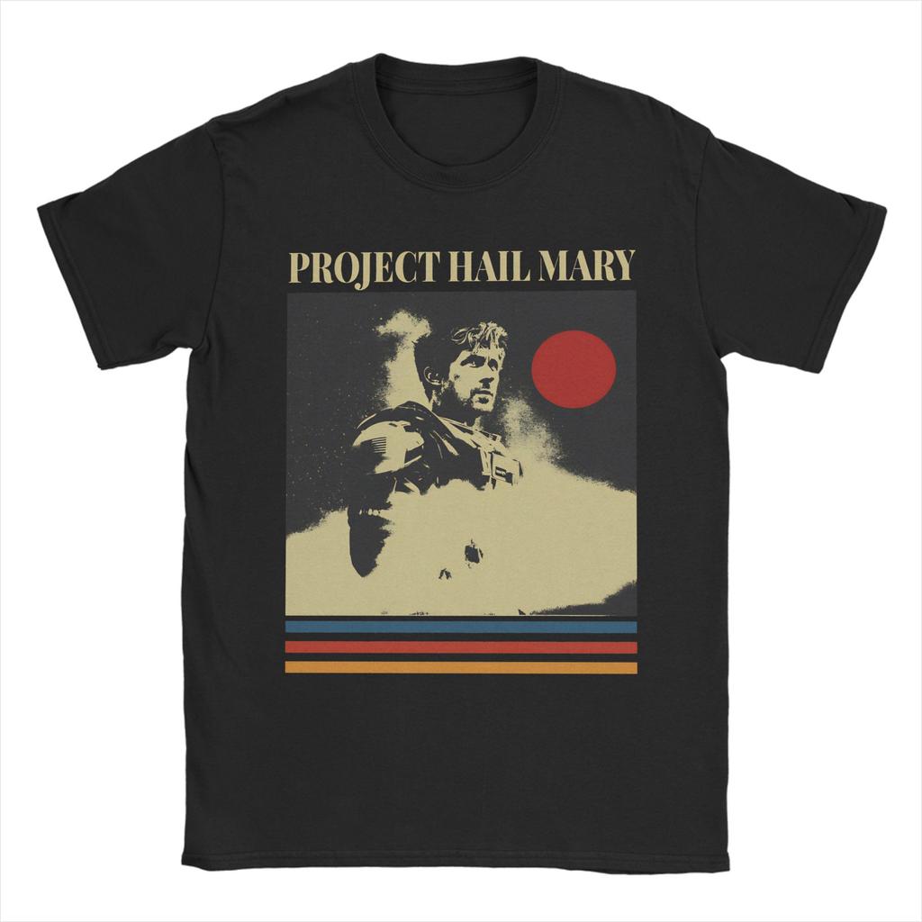 New Arrival Project Hail Mary SciFi Movie T Shirt for Unisex Women 100 Cotton Tshirts Short Sleeve Tops