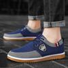 Spring Canvas Sko Herre Pustende Arbeidssko Herre Old Beijing Tøy Sko Anti-lukt Snøring Bruk Skate Sko