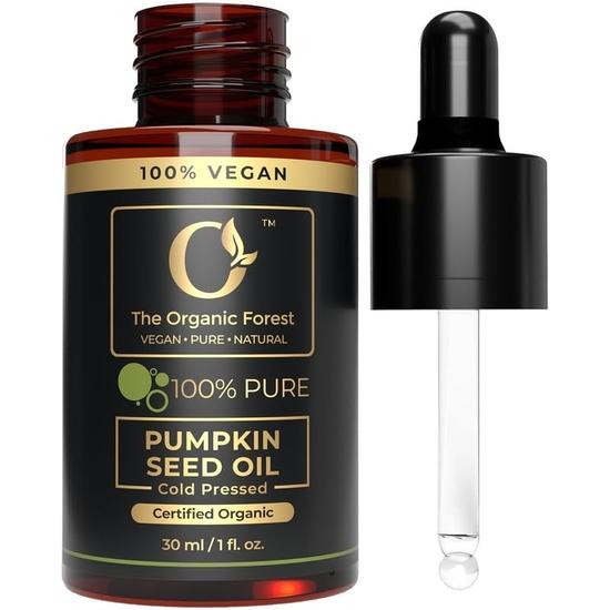 Plant Based Pumpkin Seed Oil for Hair Growth – Pure, Cold-Pressed, Nutrient-Rich (Kaddu) Pumpkin Oil for Face, Hair & Scalp Health | For Stronger