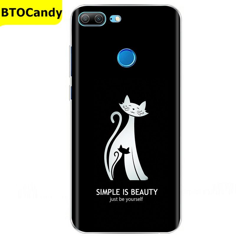 Etui For Honor 9 Lite Etui Kwiat Miękki Silikon Couqe Etui na Telefon Huawei Honor 9 Lite Etui Na Tył Honor9 9lite Coque Funda