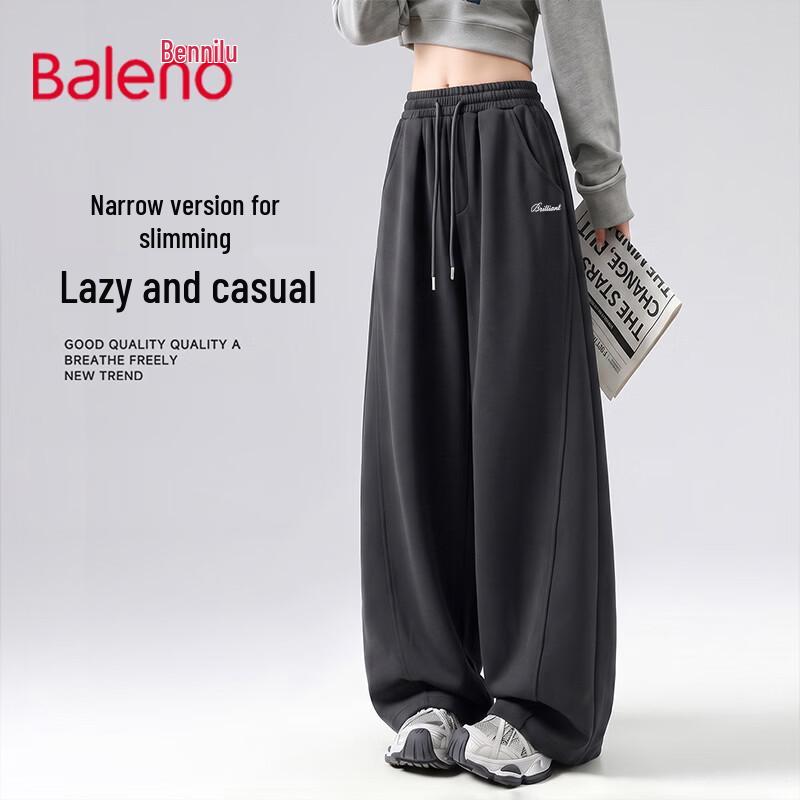 Baleno Women's High-Waisted Casual Banana Pants