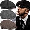 Класичний Капелюх Для Чоловіків Кепки Вінтажний Ретро Твід Беркет Peaky Blinders Кепка Пласка З Козирком Вуличні Кепки Для Жінок Чоловіків