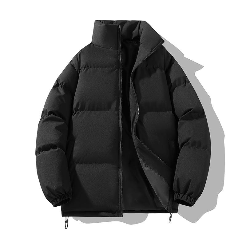 

Зимняя утолщенная хлопковая одежда мужская однотонная повседневная парная одежда куртка-пуховик свободная мужская куртка хлопковая одежда теплая трендовая 2XL