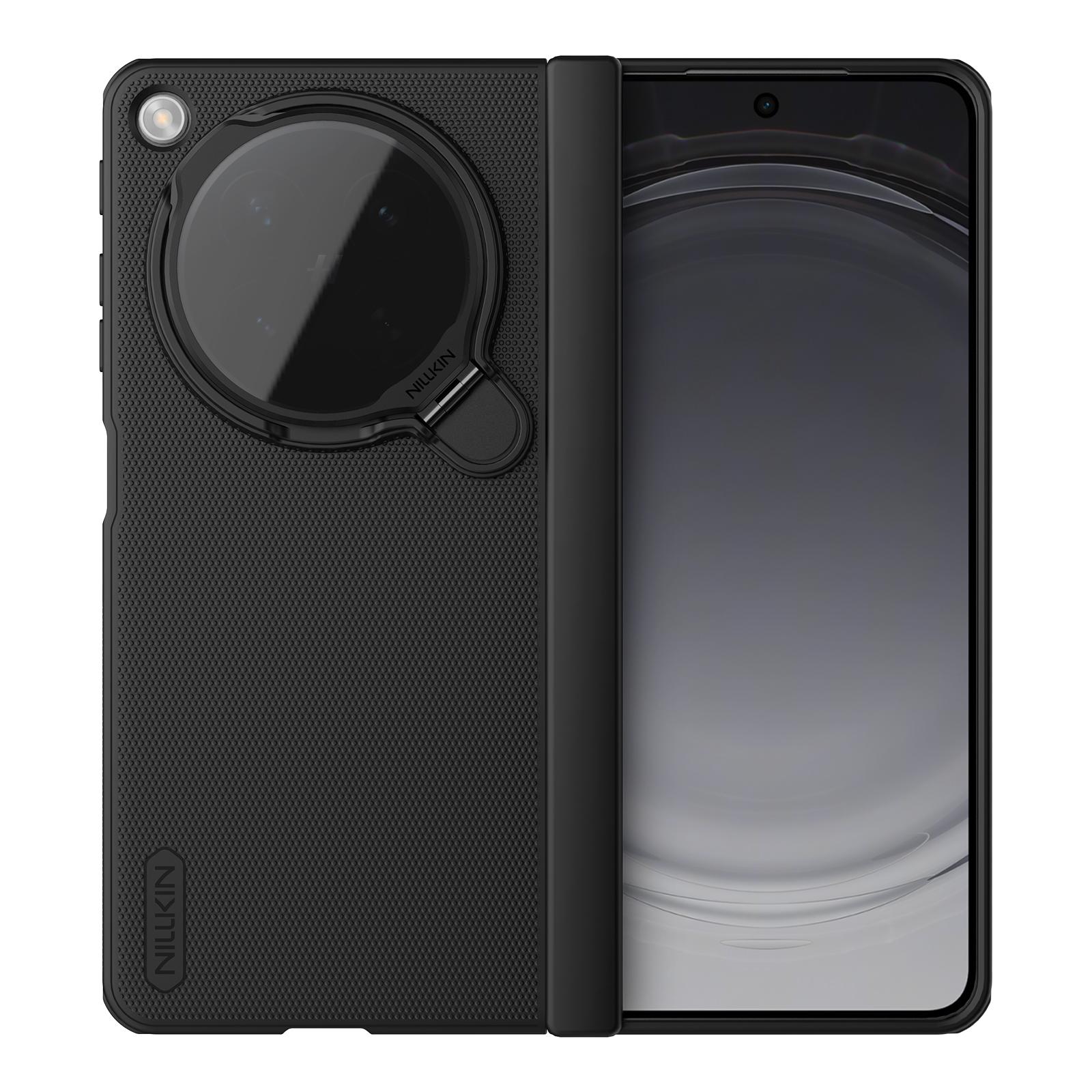 

Nillkin for OPPO Find N6 Case Super Frosted Shield Prop Magnetic Cover Camera Flip Mount Ultra Thin Matte PC Anti Shockproof Back Cover OPPO Find N6 чёрный