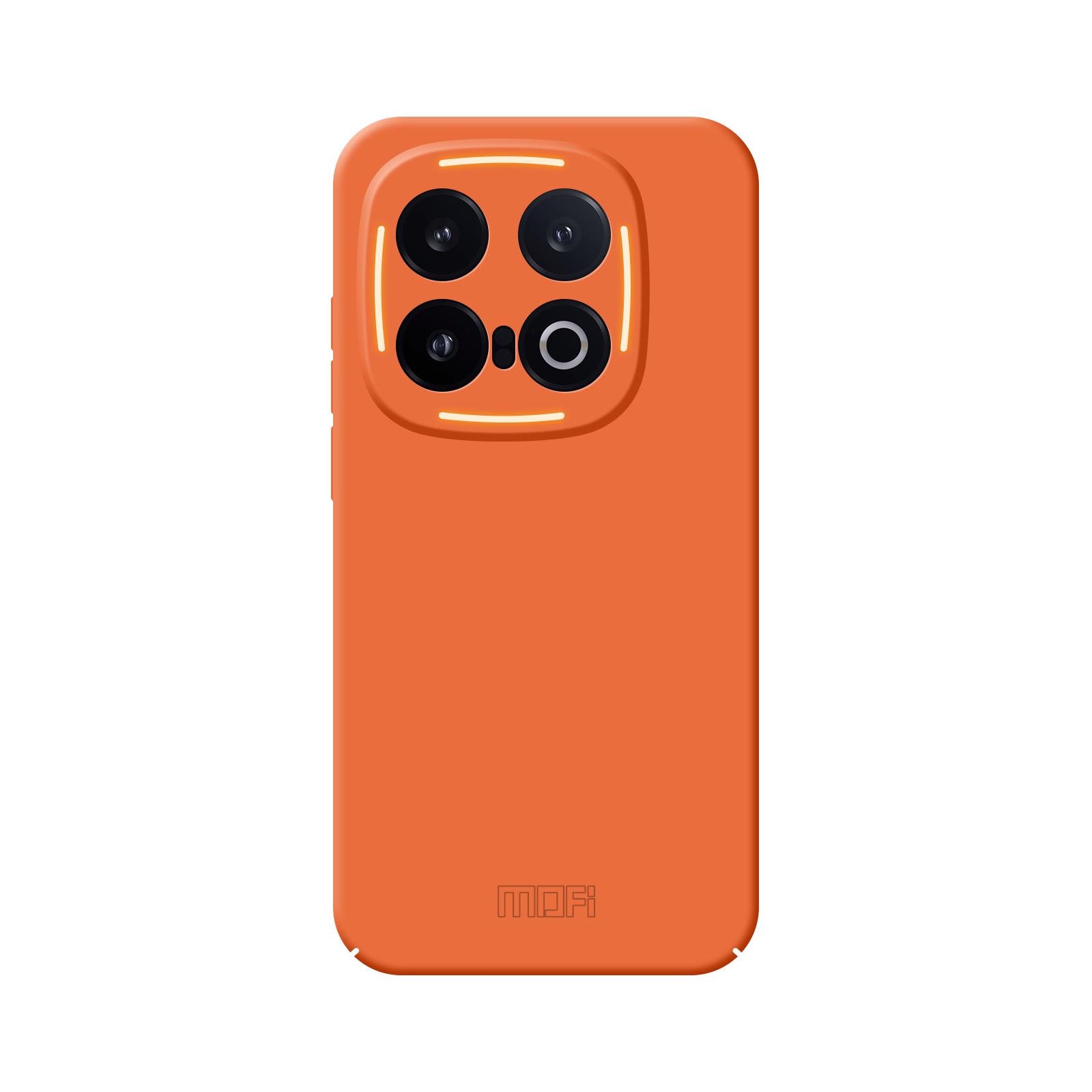 

For vivo iQOO 13 5G Phone Case MOFI JK Qin Series Skin-Touch Matte Anti-fingerprint Back Cover Orange