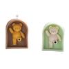Resin Art Moulds Flexible Silicone Molds Crafting Bear Shape Ornament Molds Suitable for Home Decors and Present