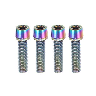 A ABSOPRO Bicycle Stem Screws, Fixing Screws, Handlebars, Stem Bolts, Bike Stem Screws, MTB