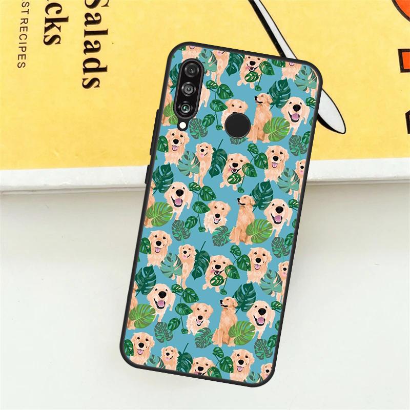 

Golden Retriever Dog For Huawei Nova 3i 7i 8i 11i Y60 Y70 Y90 Y61 Y91 Nova 11 9 10 SE P30 Pro P20 P40 Lite Case Huawei Nova Y91