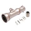 1 Set Universal Motorcycle Exhaust Pipe Escape Modified Muffler Stainless Steel