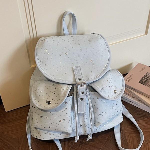 Schoolbag New Niche Casual Backpack Women's Retro College Wind Travel Backpack Fashionable Casual Commuter Women's Bag