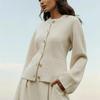 Damen Europäischer & Amerikanischer Weicher Strick Cardigan - Frühling & Herbst Lässiger Stil Pullover
