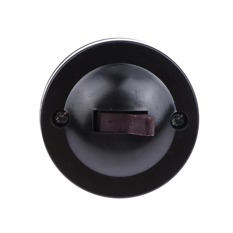 Toggle Switch Single-Control Lamp Switch Round Surface Mounted Wall Light Switch Old-Fashioned 6A Button Switch For Home Decor