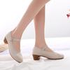 Retro Women Shoes Chinese Style High Heel Embroidered Shoes Elegant Woman Pumps Mary Jane Shoes Ladies Shoes