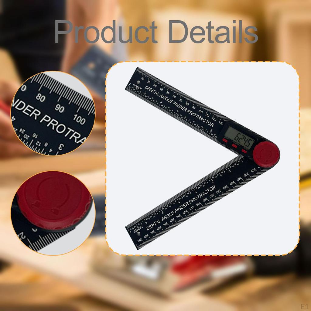 Digital Angle Protractor Measure Tool for Furniture Making Home Improvement Decoration