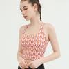 With Chest Pad Export New Print Sports Fitness Vest Beauty Back Cross Wrapped Chest Yoga Quick-Drying Sling Intimates Bra
