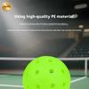 High-Elasticity 40-Hole 74mm Pickleball Rotational Molding Pickleball Compliant with Professional Sports Competition Standards