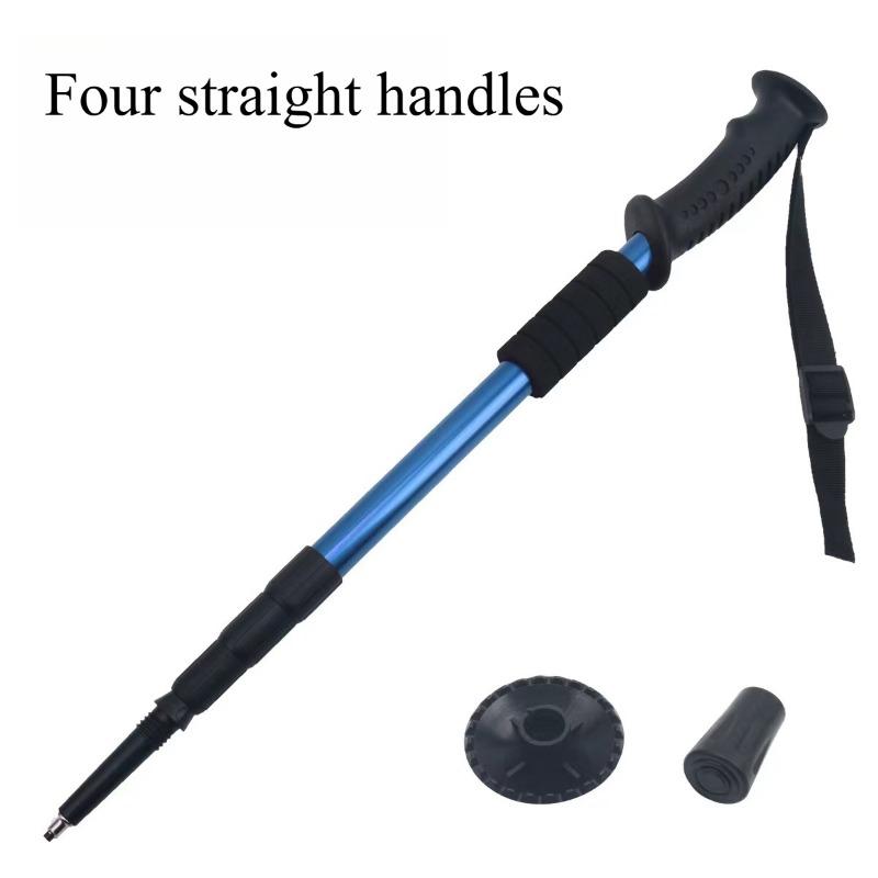 Outdoor Aluminum Alloy Telescopic Hiking Stick Professional Hiking and Walking Stick Travel Cane Equipment