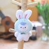 Adorable Plush Bunny Keychain Cute Rabbit Bag Charm Soft Stuffed Animal Doll