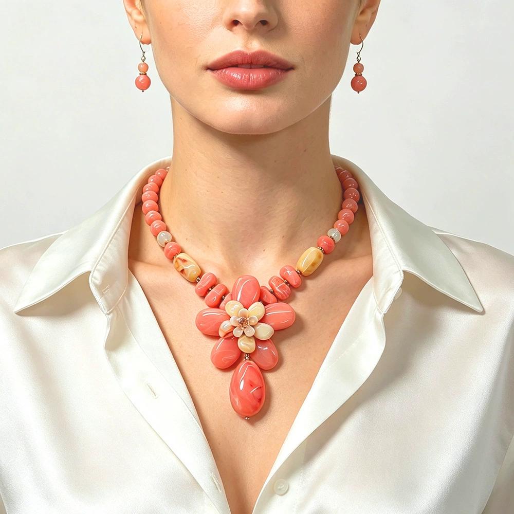 Bohemian Handmade Pendant Necklace Women Choker Jewelry Accessories