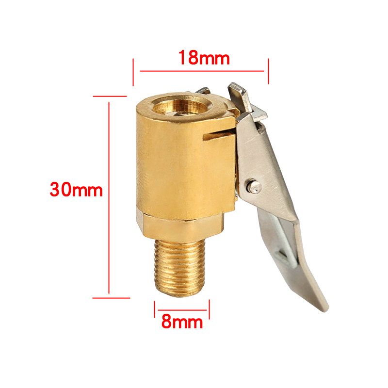 Car Air Pump Extension Tube, Car Tire Inflator Tube, Gas Filling Tube, Telescopic Spring, Extended Connecting Hose Air Pump Adapter (Threaded)