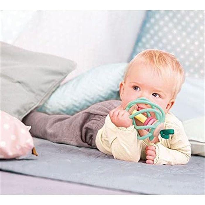 Hochet pomme silicone et bois