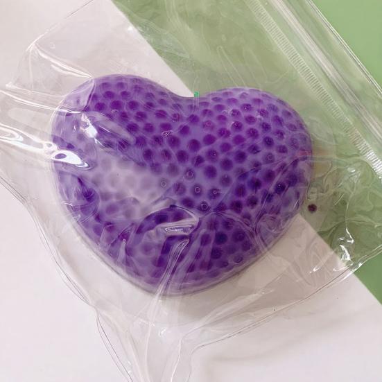 Kärlekshjärta Stressavlastningsleksak Simulerad Pormskavs Poppande Fidget-leksak Ångestlindring Akne Poppande Avlastning Klämbar Sensorisk Leksak
