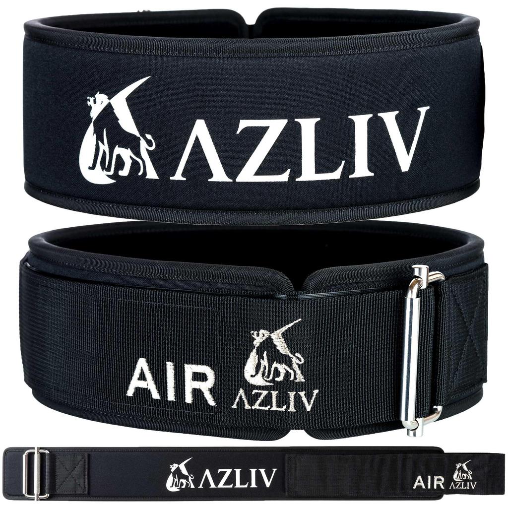 AZLIV Gewichthebergürtel AIR Trainingsgürtel Nylon EVA Power Belt Muskeltraining Gym Air Belt (L)