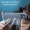 PP Phone Case for iPhone 12 6.1 inch,Ultra Thin Breathable Hollow Hole Heat Dissipation Mesh Back Cover