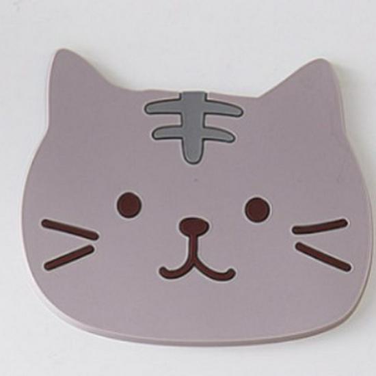 Adorable Cat & Puppy Silicone Coaster: Heat-Resistant, Non-Slip Placemat