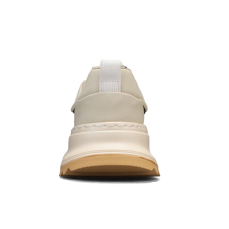 Fashion luxury Men's baseball shoes Platform Leather letter waterproof Male sneakers comfort non-slip Running shoes
