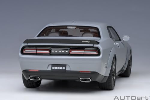 AUTOart 1/18 Scale Dodge Challenger R/T Scat Pack Widebody 2022 SMOKE SHOW/Gray Finished Product
