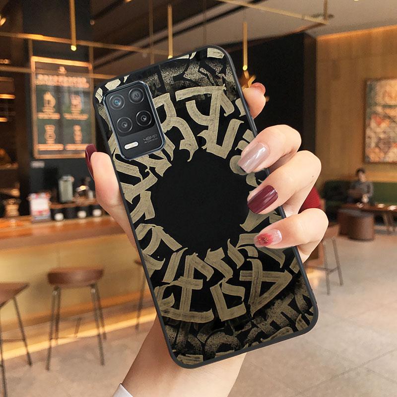Pokras Lampas Graffiti Case for OPPO Realme GT 2 Pro X2 Pro XT C25S 8 7 6 Pro 6i Realme GT Master C3 C21 C21Y C11 X3 SuperZoom