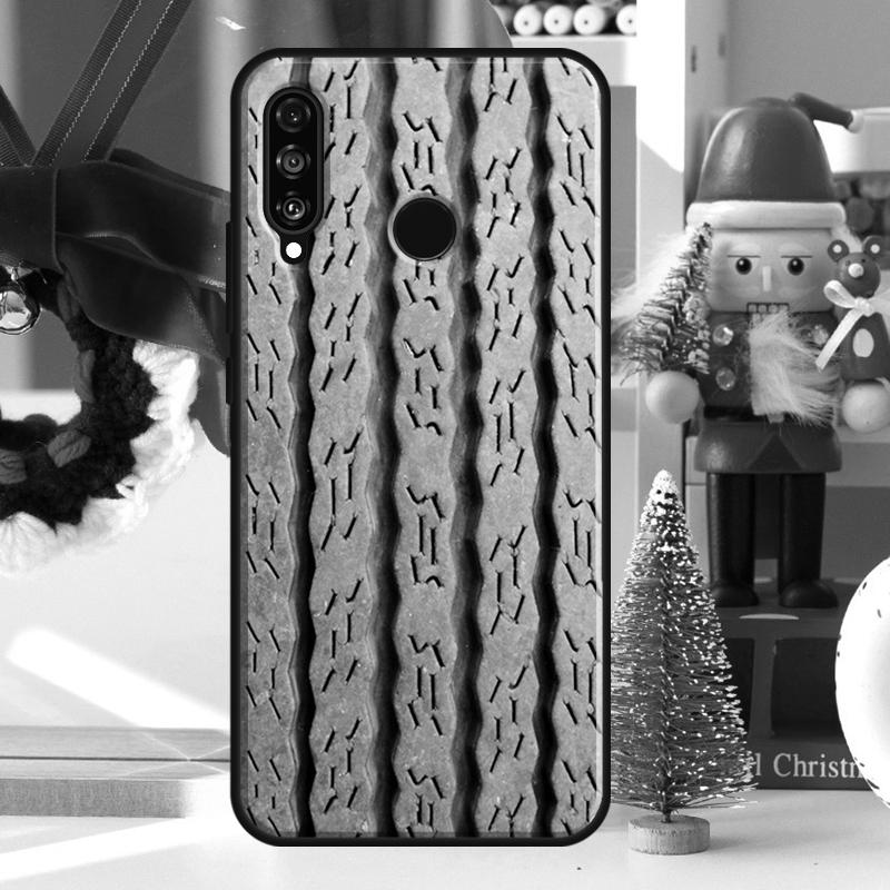 Tire Tread Wheel For Huawei Nova 12i 11i 8i 12s Y73 Y72 Y61 Y91 Y90 Y70 Y60 9 10 SE P60 Pro P30 P40 Lite Case