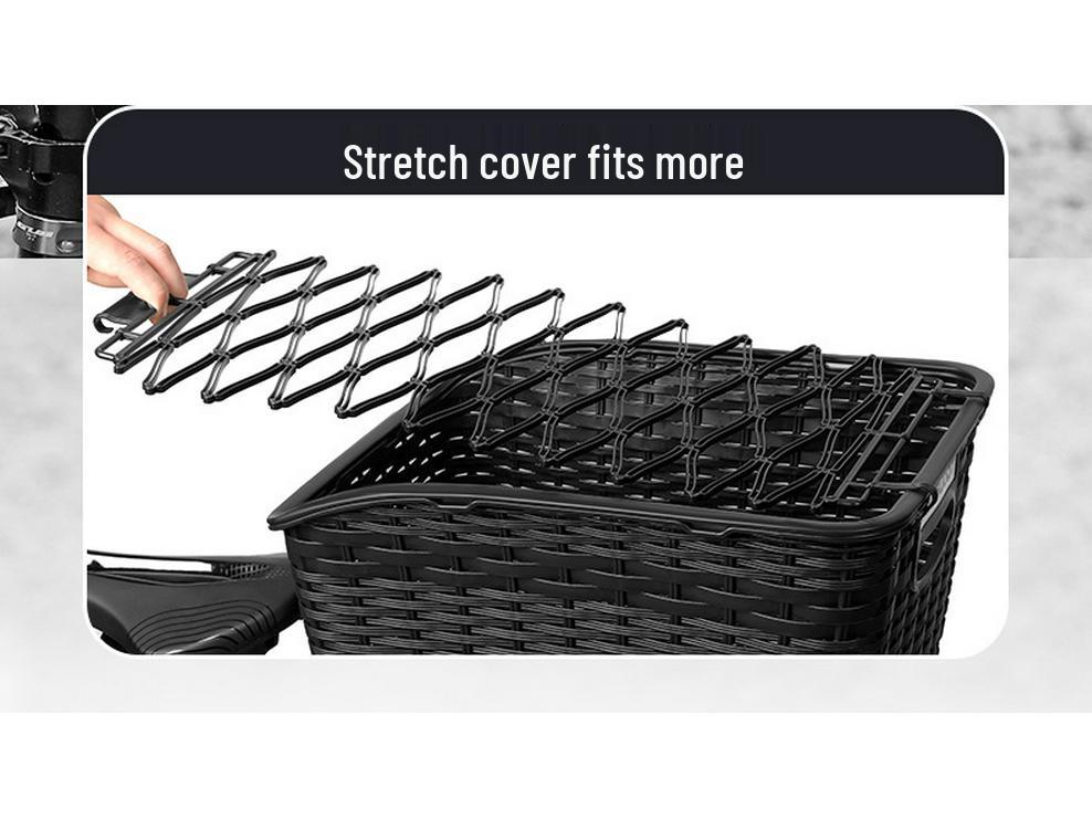 Velkokapacitní zadní koš na kolo s víkem pro horská a elektrická kola - Přepravka pro domácí mazlíčky nebo náklad.