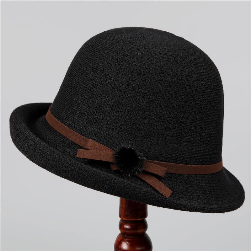 Hat female autumn winter bucket hat basin hat casual basin hat