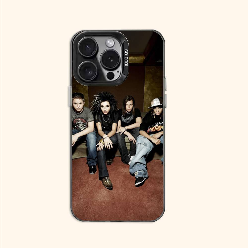 Retro Rock Band T-Tokio H-Hotel Handyhülle für iPhone 17 16e 16 15 14 13 12 Pro Max X XR XS MAX Rückseite