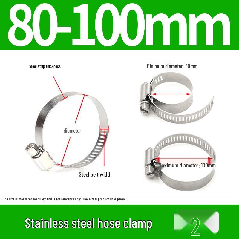 201 Edelstahl Schlauchschelle für Rohre