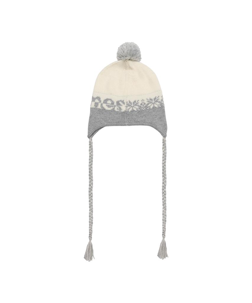 AMES-WORLDWIDE Earflap Beanie Ivory