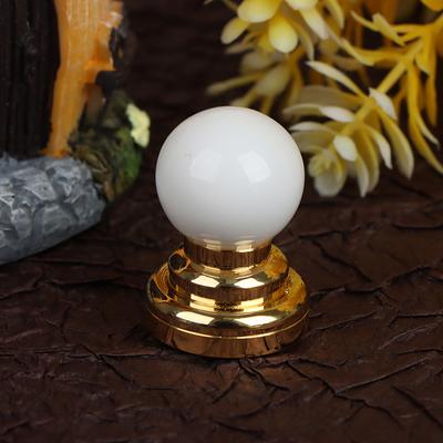 1:12 Model domečku pro panenky Mini osvětlení LED elektronické bílé kulaté stíněné stropní světlo