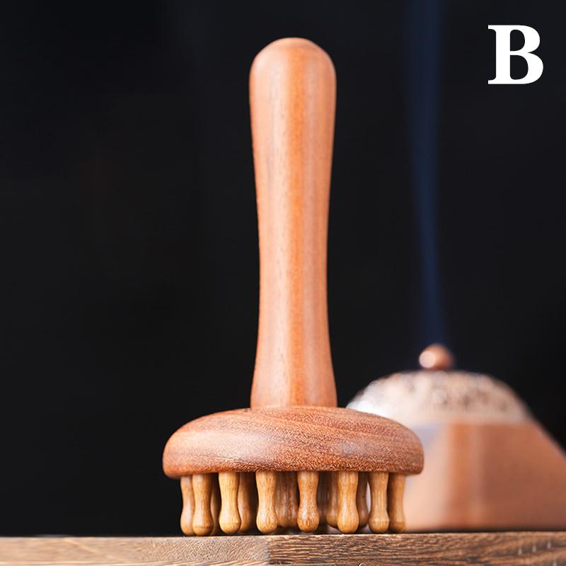 

Portable Brass Wooden Gua Sha Massage Tool Head Neck Leg Body Meridian Massager Lymphatic Muscle Relief Pain Deep Tissue Massage