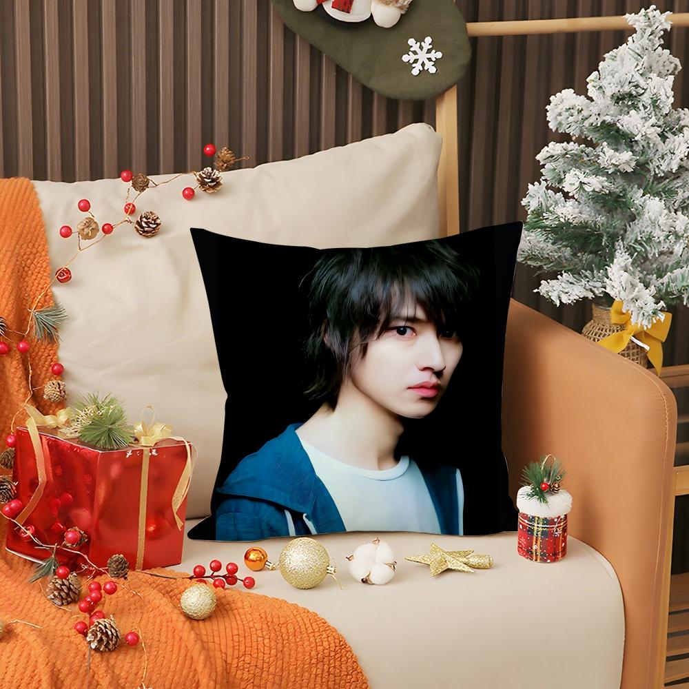 A-Alice In Borderland Pillow Case Living Room Sofa Decorative Cushion Cover Simple Household Light Luxury Printed Pillow