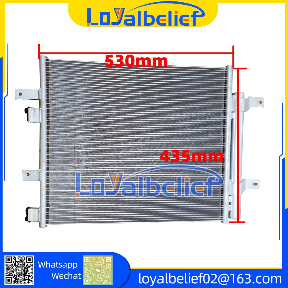 AC Air Conditioning Condenser Cooler Radiator for 10-23 Jaguar XJ XJR XK XKR XF XFR C2D18414 C2D26543 C2D4078 BW9319710AA