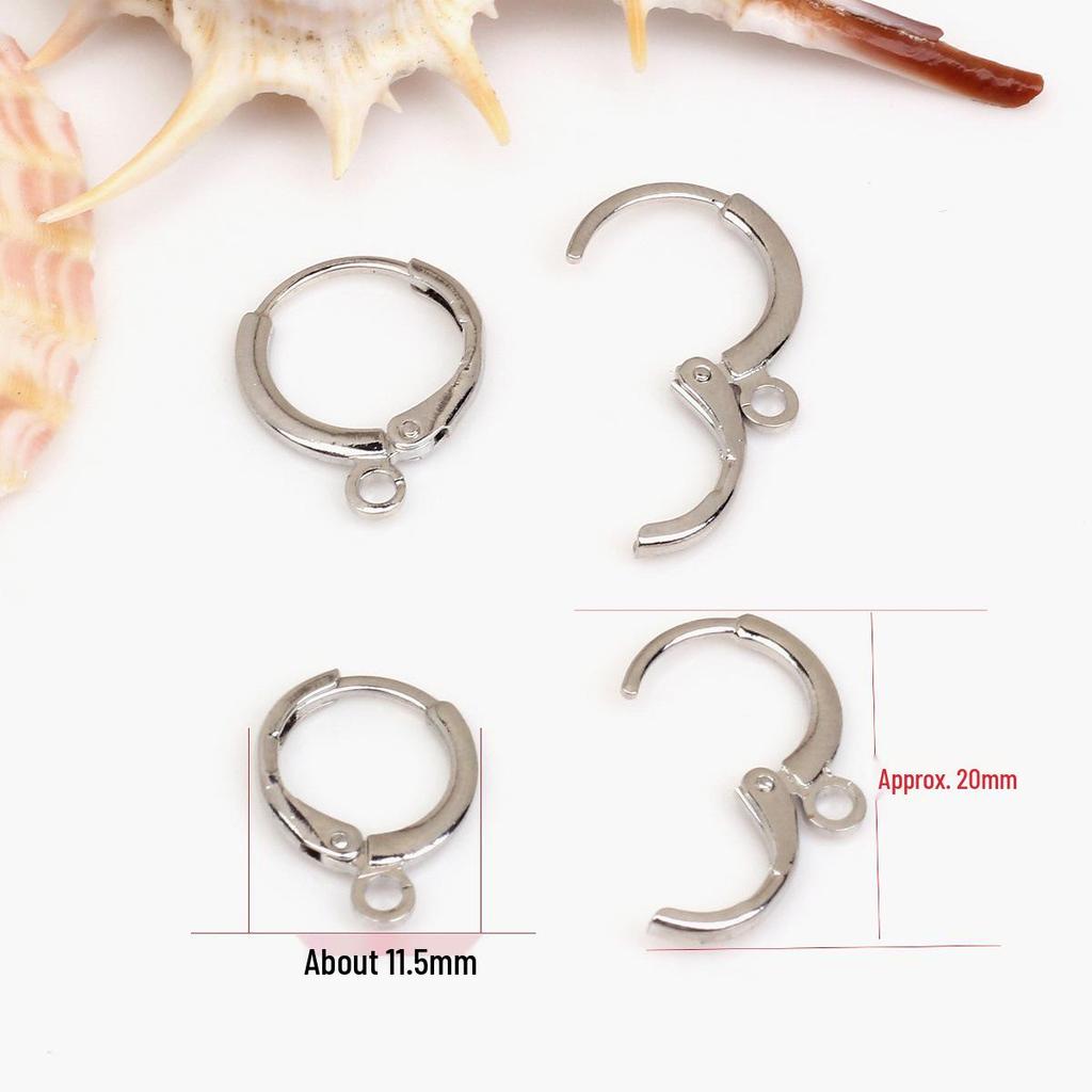 14K Gold Filled Round Hoop Components for DIY Jewelry