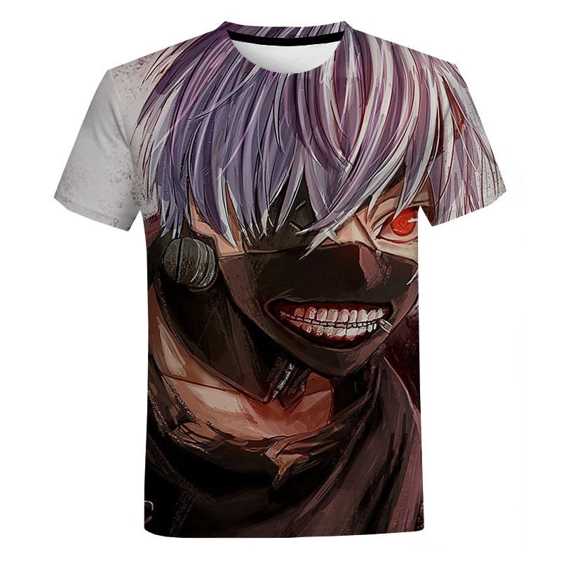 Tokyo Ghoul Graphic T Shirt for Men Women Summer New Leisure Oversized T-shirt Fashion Harajuku Streetwear Tops Tees