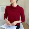 Soft Wood Ear Lace Cashmere Slim Fit Women's Sweater - Autumn/Winter 2025 Collection