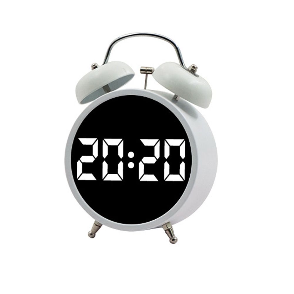 with LED Screen Alarm Clock Extra Large Sound Children Clock Creative Number Clock