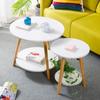 Simple Modern Balcony Small Coffee Table Living Room Small Apartment Sofa Side Table Simple Home Bedroom Small Round Table WF102