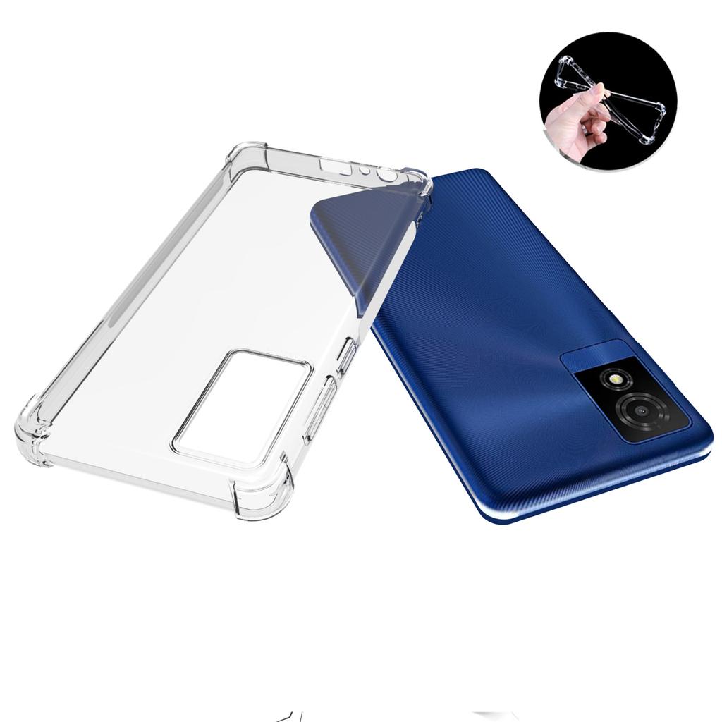 For TCL 501 TPU Case Transparent Drop-proof Protective Phone Cover