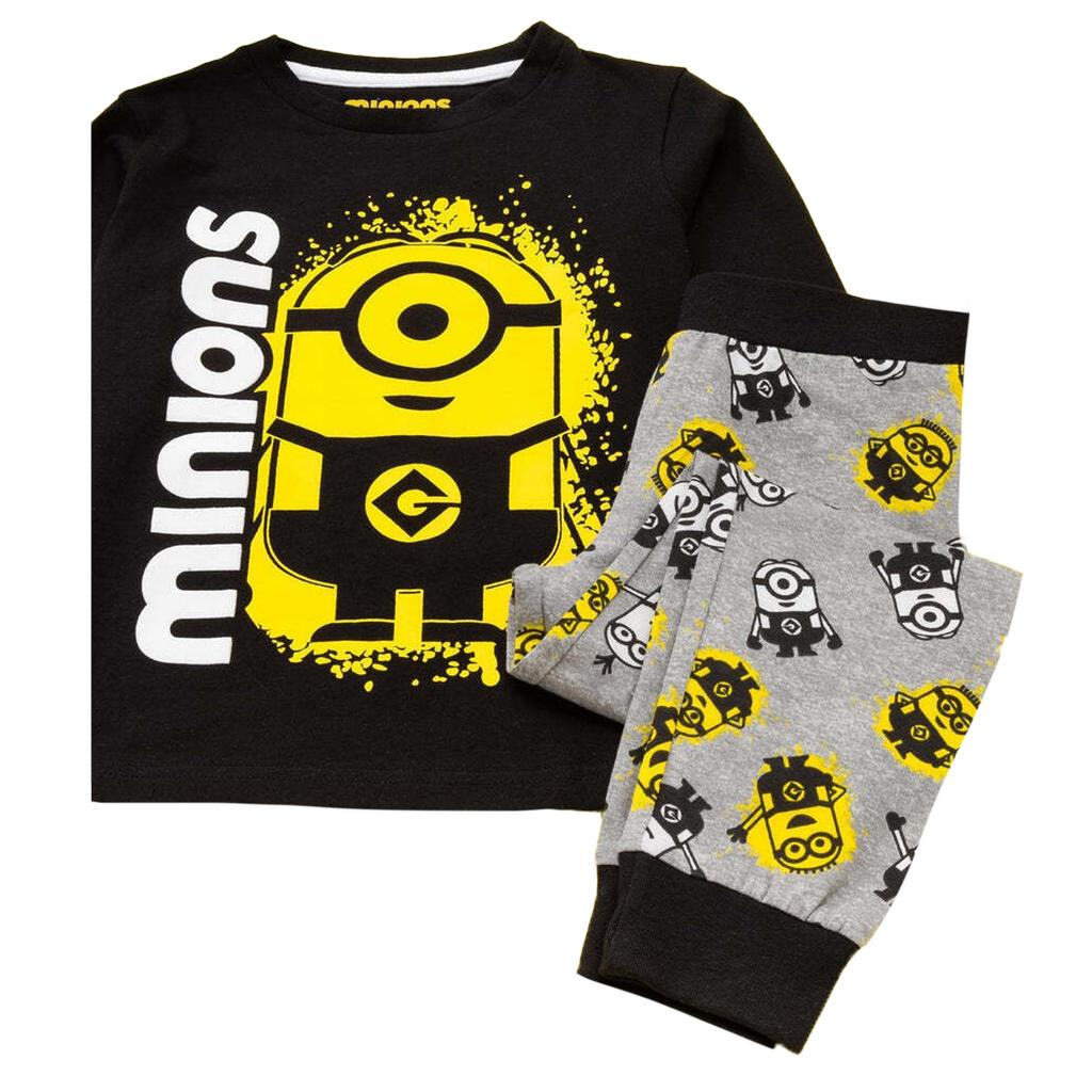 MINIONS Set pijamale lungi pentru baieti